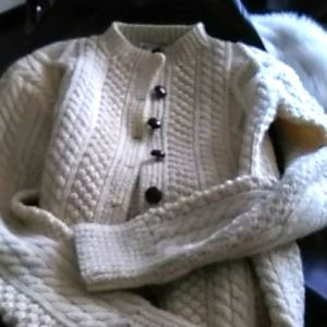 Irish made fisherman  sweater